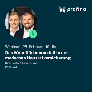 Partner-Info Webinar Wohnflächenmodell in der Hausratversicherung Teaser