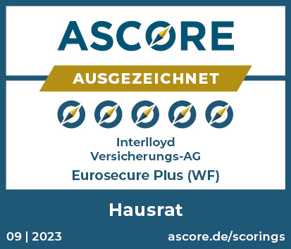 ASCORE Siegel Interlloyd Hausrat Eurosecure Plus (WF) 10/2022